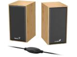 Genius Speakers 2.0 - SP-HF180 6W USB Pine Wood снимка №4 Genius Speakers 2.0 - SP-HF180 6W USB Pine Wood снимка №4