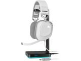 Corsair HS80 RGB Wireless Headset, White - EU снимка №4