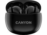 Описание и цена на безжични (in-ear) Canyon headset TWS-5 Black CNS-TWS5B