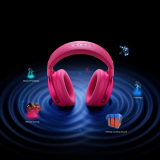 MCHOSE MCHOSE безжични геймърски слушалки Wireless Gaming Headphones - X9 White - Bluetooth , 2.4G MC-X9-1 NEW снимка №3