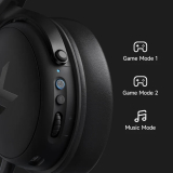 MCHOSE MCHOSE безжични геймърски слушалки Wireless Gaming Headphones - V9 Pro Icy White - Bluetooth , 2.4G HW-V9-5 NEW снимка №3