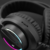 White Shark White Shark безжични геймърски слушалки Gaming Headphones WOLF - 50mm, PS4, Black WOLF NEW снимка №4