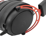 White Shark White Shark геймърски слушалки Gaming Headphones GORILLA BLACK/RED - 53mm, Stereo 2.0 GORILLA-BLACK/RED NEW снимка №4