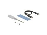 DeLock External Enclosure for M.2 NVMe PCIe SSD Кутии за дискове M.2 NVMe снимка №2 DeLock External Enclosure for M.2 NVMe PCIe SSD Кутии за дискове M.2 NVMe снимка №2