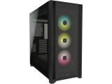 Middle Tower CORSAIR iCUE 5000X RGB Tempered Glass Black