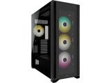 Описание и цена на Компютърна кутия Big Tower CORSAIR iCUE 7000X RGB Tempered Glass Full-Tower ATX PC Case - Black ATX