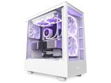Описание и цена на Компютърна кутия Middle Tower NZXT H5 Elite Matte White TG ATX
