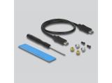 DeLock External case for M.2 NVMe PCIe or SATA SSD, USB-C 3.2 Gen 2 Кутии за дискове M.2 (SATA / NVMe) снимка №4