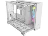 Corsair iCUE LINK 2500X RGB Dual Chamber TG White Middle Tower Micro ATX снимка №3 Corsair iCUE LINK 2500X RGB Dual Chamber TG White Middle Tower Micro ATX снимка №3