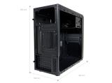 LC-Power 2017MB Black Middle Tower Micro ATX снимка №6