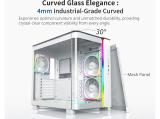 Montech KING 95 Pro Dual Chamber ARGB White Middle Tower ATX снимка №3