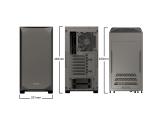 be quiet! PURE BASE 500 mettalic grey Window Middle Tower ATX снимка №2