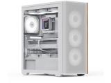 Описание и цена на Компютърна кутия Middle Tower AeroCool D501A White ARGB Wood ATX