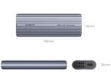 Orico Storage Case M.2 NVMe M key USB-C/A ACOM2-U4-GY Кутии за дискове M.2 NVMe снимка №3