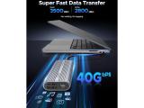 Orico Storage Case M.2 NVMe M key USB-C/A ACOM2-U4-GY Кутии за дискове M.2 NVMe снимка №6