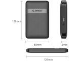 Orico Storage Case 2.5 inch USB-C 2577C3-V1-BK Кутии за дискове 2.5 снимка №3