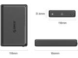 Orico Storage Case 3.5 inch USB-A black DDL35-U3-EU-BK Кутии за дискове 3.5 снимка №2