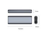 Orico Storage Case M.2 NVMe M-key 10 Gbps Aluminium Кутии за дискове M.2 NVMe снимка №3 Orico Storage Case M.2 NVMe M-key 10 Gbps Aluminium Кутии за дискове M.2 NVMe снимка №3