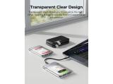 Orico Storage Case 2.5 inch 5Gbps USB-C Transparent TX25C3-GY-BP Кутии за дискове 2.5 снимка №5