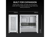 Corsair FRAME 4000D RS Modular Mid-Tower PC Case - White Middle Tower E-ATX снимка №3 Corsair FRAME 4000D RS Modular Mid-Tower PC Case - White Middle Tower E-ATX снимка №3