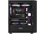 Darkflash Case ATX DK353 Black - 4 fans Middle Tower ATX снимка №4