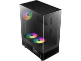 Gamdias ATLAS E1 3x120mm A-RGB Digital Display TG Middle Tower ATX снимка №3