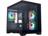 Middle Tower 1stPlayer MV6-TP Black 3x fans
