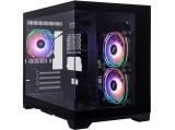 1stPlayer MV6-TP Black 3x fans Middle Tower Micro ATX снимка №2