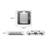 Orico Orico външна кутия за диск Storage - Case - M.2 2230 NVMe - TC20-M2-10G-GY-BP - 10Gbps, Gray TC20-M2-10G-GY-BP NEW не е зададено n/a снимка №2