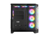 Gamemax HYPE-A Black 4x 120mm ARGB fans GM-HYPE-A-BK Middle Tower ATX снимка №4