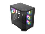 Gamemax HYPE-A Black 4x 120mm ARGB fans GM-HYPE-A-BK Middle Tower ATX снимка №5