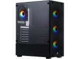 Описание и цена на Компютърна кутия Middle Tower 1stPlayer Fire Dancing V2-A RGB v2 4 fans included V2-A-4F1 ATX