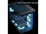 AeroCool P500C-G-BK-v1 4x 120mm Infinity Mirror A-RGB Middle Tower ATX снимка №5 AeroCool P500C-G-BK-v1 4x 120mm Infinity Mirror A-RGB Middle Tower ATX снимка №5