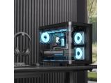 AeroCool P300C-G-BK-v1 - 3x 120 mm Infinity Mirror A-RGB Middle Tower Micro ATX снимка №5 AeroCool P300C-G-BK-v1 - 3x 120 mm Infinity Mirror A-RGB Middle Tower Micro ATX снимка №5
