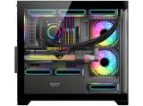 Darkflash DS900M Black 6x 120mm Infinity Mirror A-RGB Middle Tower Micro ATX снимка №2