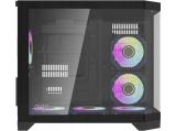 Aigo Case mATX - FT418 Black 6x 120mm A-RGB fans Middle Tower Micro ATX снимка №6 Aigo Case mATX - FT418 Black 6x 120mm A-RGB fans Middle Tower Micro ATX снимка №6