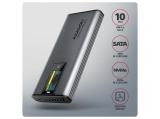 Axagon EEM2-SD2 metal box with info display Кутии за дискове M.2 (SATA / NVMe) снимка №2 Axagon EEM2-SD2 metal box with info display Кутии за дискове M.2 (SATA / NVMe) снимка №2