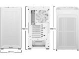 be quiet! PURE BASE 501 Airflow Window White Middle Tower ATX снимка №2 be quiet! PURE BASE 501 Airflow Window White Middle Tower ATX снимка №2