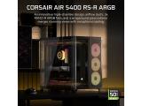 Corsair AIR 5400 RS-R ARGB Triple Chamber Tempered Glass Black Middle Tower E-ATX снимка №2