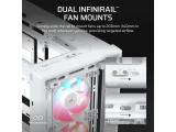 Corsair FRAME 4000D LCD RS ARGB White CC-9011327-WW Middle Tower E-ATX снимка №5