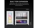 Corsair FRAME 4000D LCD RS ARGB White CC-9011327-WW Middle Tower E-ATX снимка №6