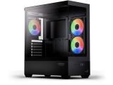 Описание и цена на Компютърна кутия Middle Tower AeroCool P500D Digi-G-BK-v1 Digital Display 3x 120mm A-RGB ATX