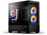 Описание и цена на Компютърна кутия Middle Tower AeroCool P300D Digi-G-BK-v1 Digital Display 3x 120mm A-RGB Micro ATX