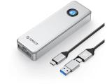 Orico M.2 NVMe M key USB-C/A 20Gbps Aluminium OUM2-G20-SV OUM2-G20-SV-BP Кутии за дискове M.2 NVMe снимка №1 Orico M.2 NVMe M key USB-C/A 20Gbps Aluminium OUM2-G20-SV OUM2-G20-SV-BP Кутии за дискове M.2 NVMe снимка №1
