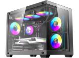 Описание и цена на Компютърна кутия Middle Tower Darkflash B275 PRO Black 6x 120mm Infinity Mirror A-RGB B275-PRO-6F-BK Micro ATX