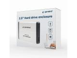 GEMBIRD hard drive enclosure USB 3.0 2.5 silver EE2-U3S-2-S Кутии за дискове 2.5 снимка №3