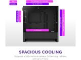 NZXT H3 FLOW Black Mesh CC-H31FB-01 Middle Tower Micro ATX снимка №5