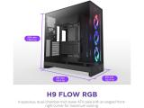 NZXT H9 FLOW RGB Black CM-H92FB-R1 Middle Tower E-ATX снимка №2