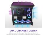 NZXT H9 FLOW RGB Black CM-H92FB-R1 Middle Tower E-ATX снимка №5