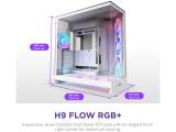 NZXT H9 FLOW RGB+ All White CM-H92FW-P1 Middle Tower E-ATX снимка №2